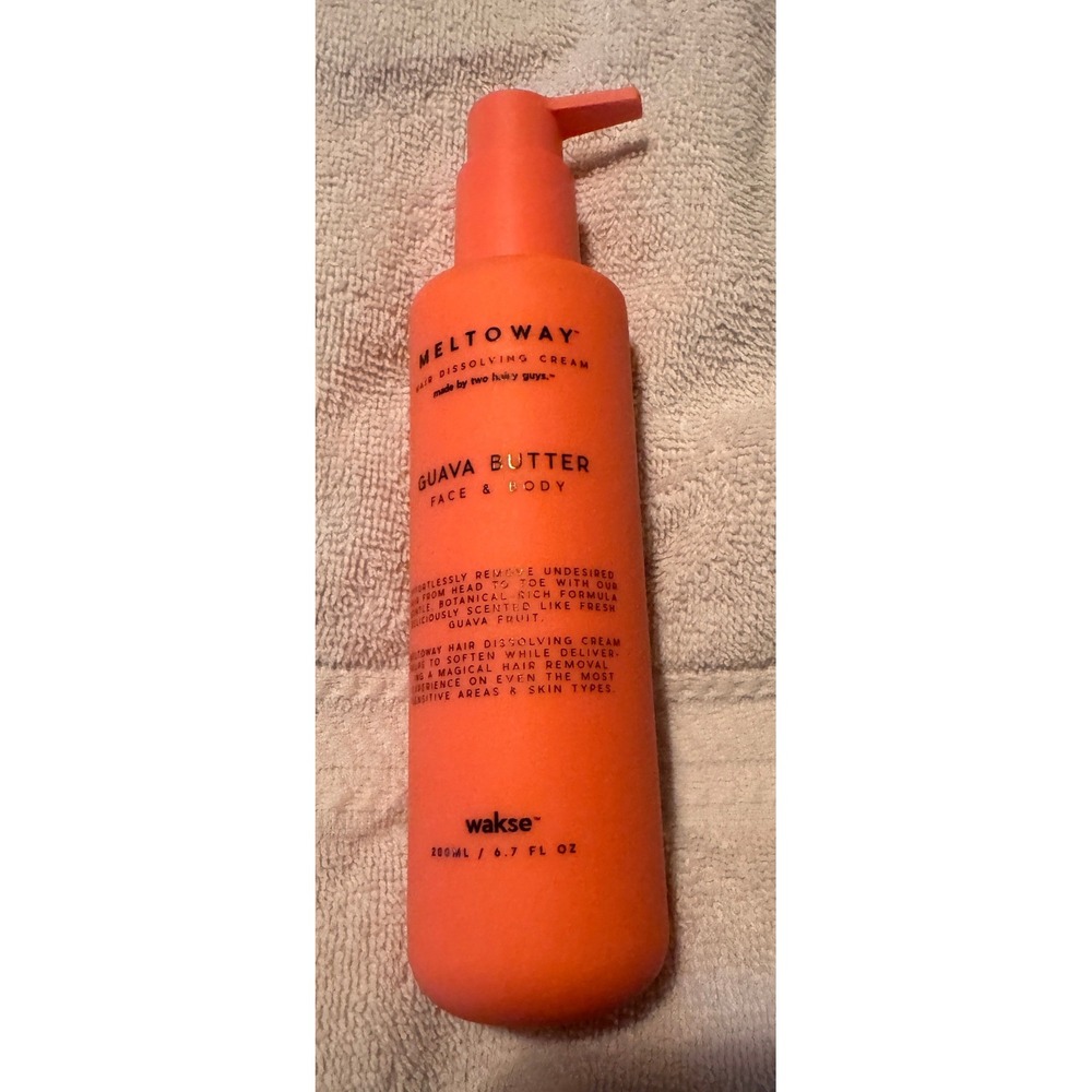 Wakse Meltoway Hair Dissolving Cream Guava Butter Face & Body 6.7oz New
